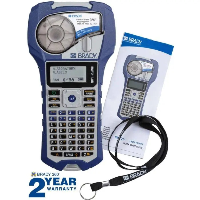 BMP21-LAB Portable Label Printer, Display Size 2.2"