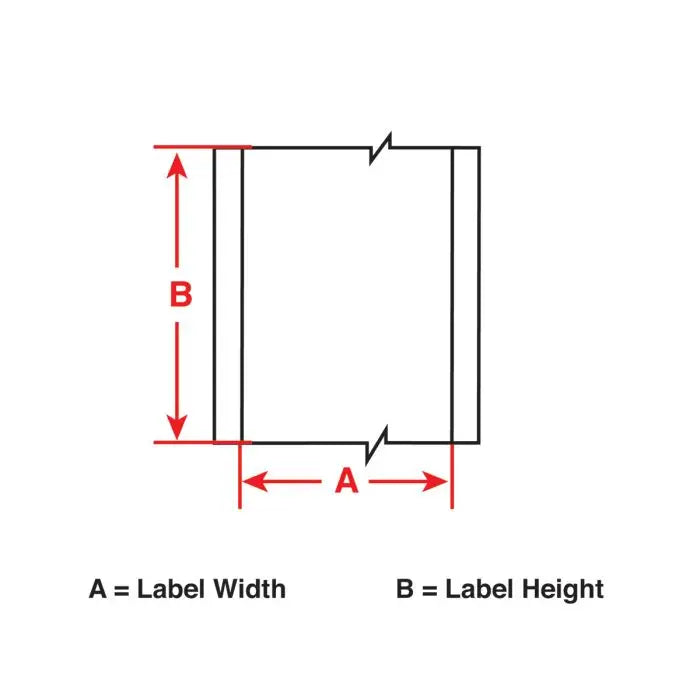Brady Yellow 4" B30 Series Indoor/Outdoor Vinyl Labels