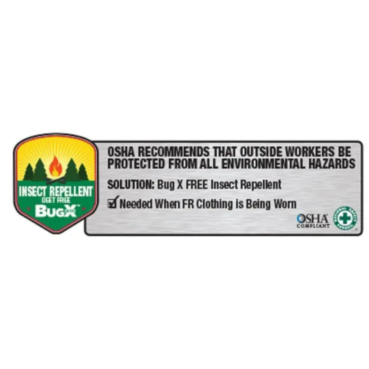 Coretex Bug X FREE Towelette Wallmount box, Case of 50