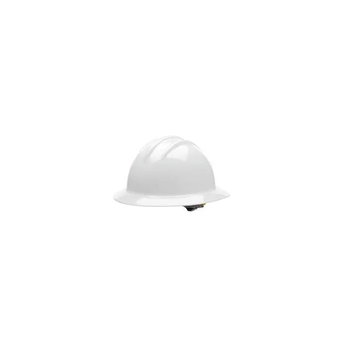Bullard® White HDPE Full Brim Hard Hat With 6 Point Rachet Suspension
