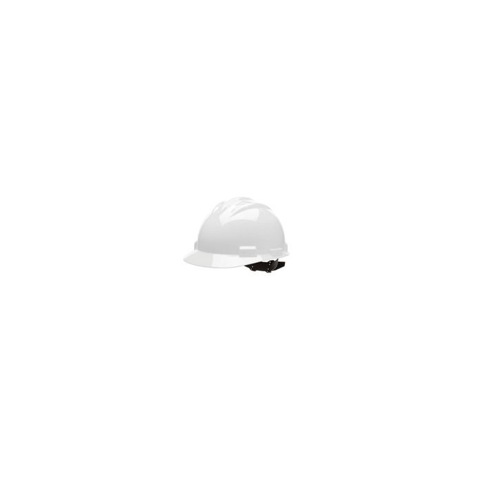 Bullard® White HDPE Cap Style Hard Hat With 4 Point Pinlock Suspension