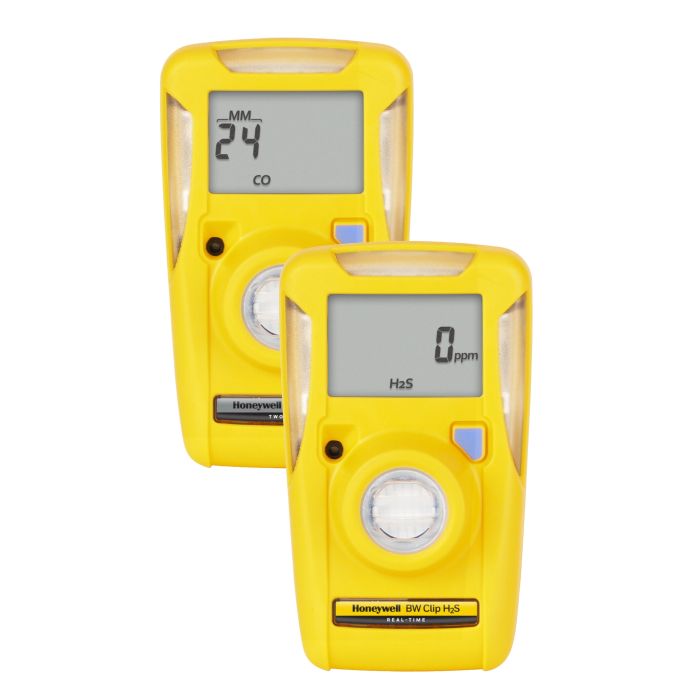 Honeywell BW Clip Real Time 2-Year Detectors BWC2R-S24 Sulfur dioxide (SO2) 2 ppm 4 ppm 2 ppm 20 ppm 0-100 ppm