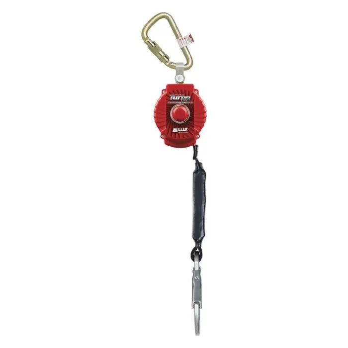 Honeywell Miller MFL-11-Z7/6FT 6-ft TurboLite Fall Limiter Carabiner, Red, 1 Each