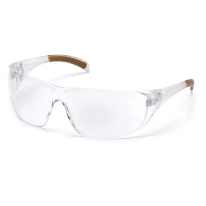 Pyramex Carhartt CH110S Billings Safety Glasses, Clear Lens and Temples, One Size, Box of 12
