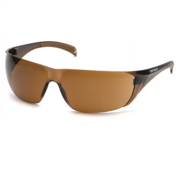 Pyramex Carhartt CH118S Billings Safety Glasses, Sandstone Bronze Lens and Temples, One Size, Box of 12