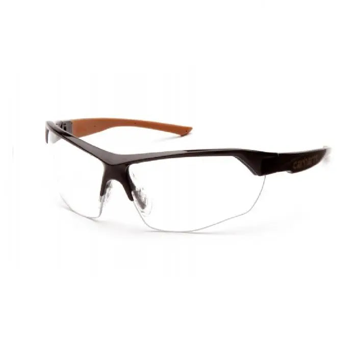 Pyramex Carhartt CHB1110TR15 Braswell +1.5 Reader, Clear Anti-Fog Lens, Black and Tan Frame, One Size, Box of 6