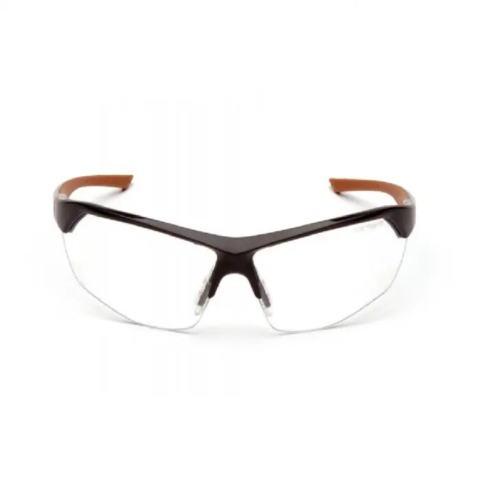 Pyramex Carhartt CHB1110TR15 Braswell +1.5 Reader, Clear Anti-Fog Lens, Black and Tan Frame, One Size, Box of 6