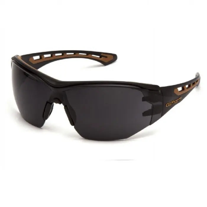 Pyramex Carhartt CHB820ST Easley Safety Glasses, Gray Anti Fog Lens, Black and Tan Frame, One Size, Box of 12