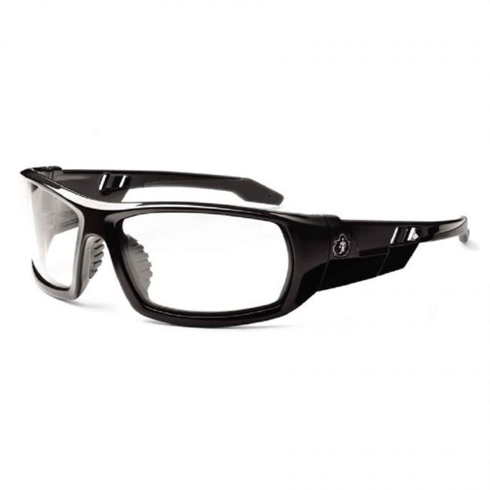 Ergodyne Skullerz Odin-AF Anti-Fog Safety Glasses, Black Frame, Anti-Fog Clear Lens, 1 Each
