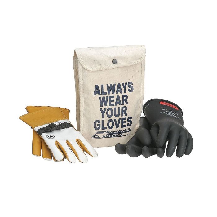 Chicago Protective Apparel GK-0-11-RED Class 0 Glove Kit, 1 Kit
