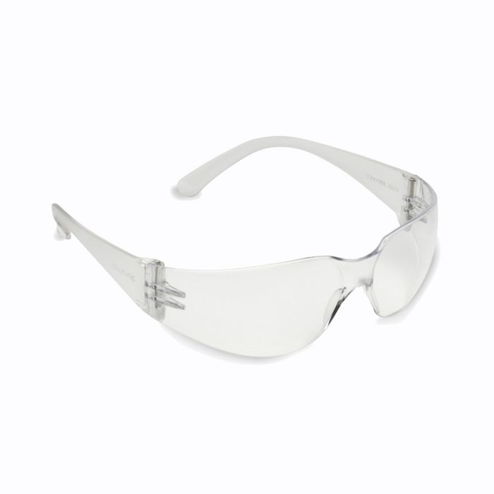 Cordova Bulldog-Lite E04F10 Uncoated Safety Glasses, Frosted Clear, One Size, Box of 12 Pairs