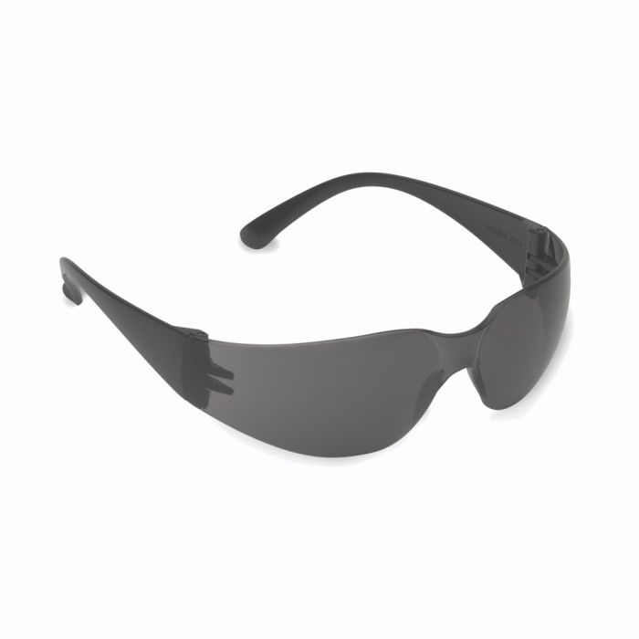 Cordova EHB20S Bulldog Safety Glasses, Gray Lens, Black Frame, One Size, Box of 12