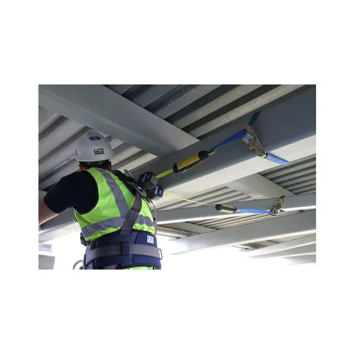 3M DBI-SALA 3101374 Nano-Lok Tie-Back Twin-Leg Quick Connect Self Retracting Lifeline, Web, 1 Each