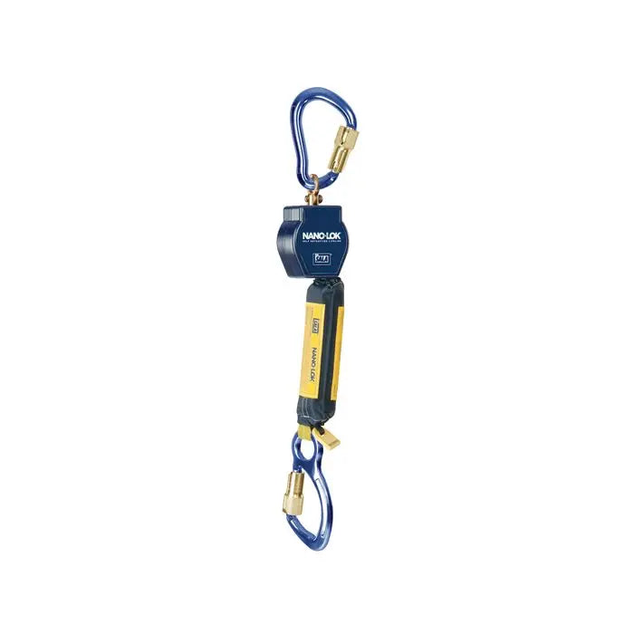 3M DBI-SALA 3101235 Nano-Lok Self Retracting Lifeline with Anchor Hook, Web, 1 Each