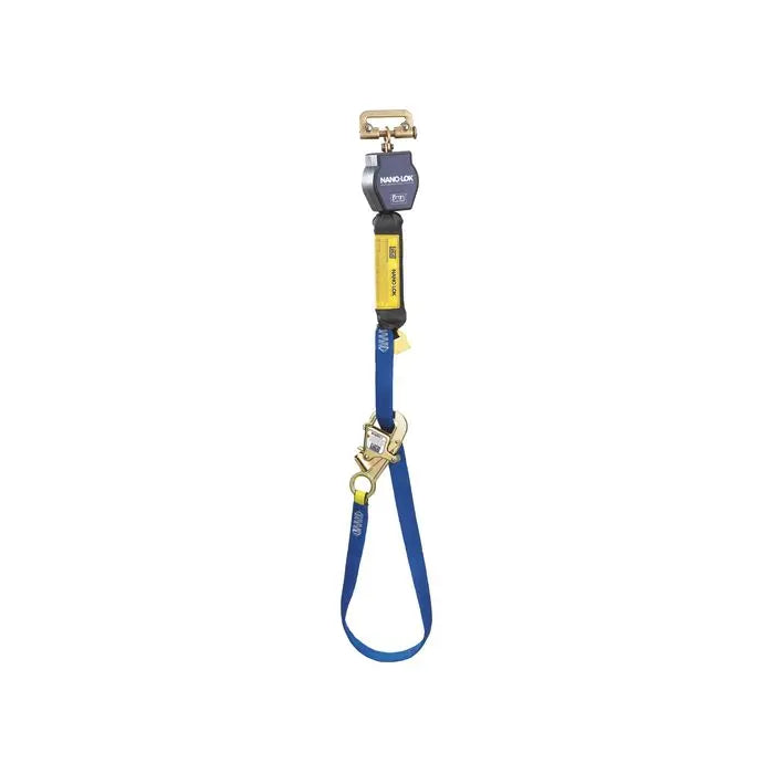 3M DBI-SALA 3101366 Nano-Lok Tie-Back Quick Connect Self Retracting Lifeline, Web