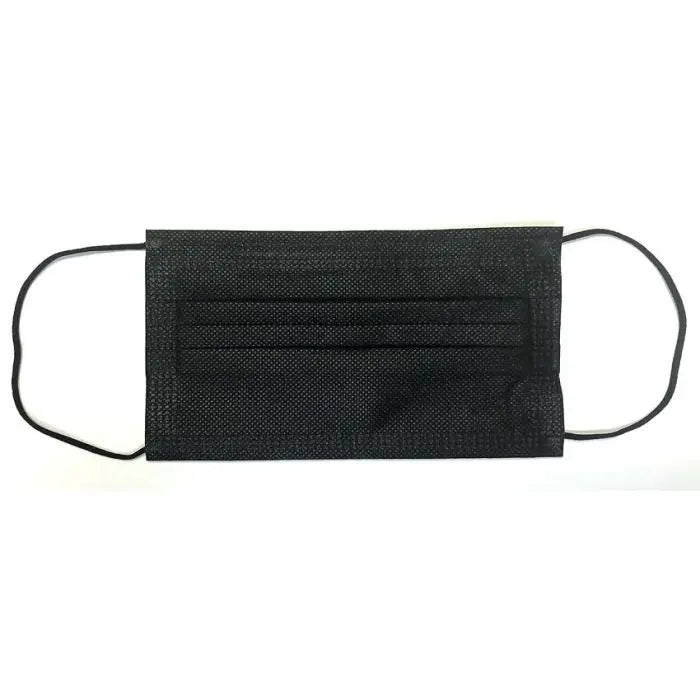 Dick Medical Supply 91019P3B Procedure Mask, Level 1, Black, Box of 50