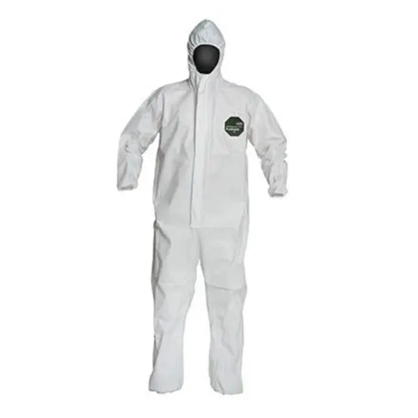 DuPont NB127SWH ProShield 50 Microporous Film Hooded Coveralls, 1 Each