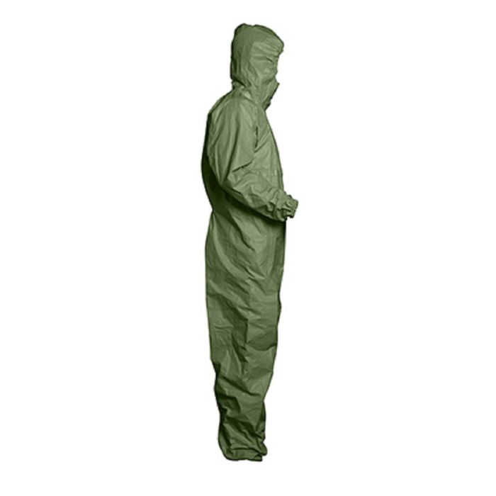 DuPont Tychem 2000 SFR QS127TGR7X000400 Coverall, Green, 7X-Large, Case of 4