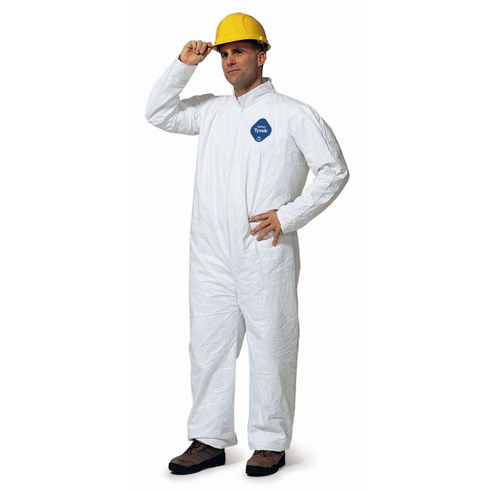 DuPont TY125SWH Tyvek 400 Zip-front Coverall, Case of 25