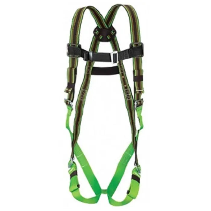 Honeywell Miller E650-4/UGN DuraFlex Harness with Elastomer Webbing, Green, One Size, 1 Each