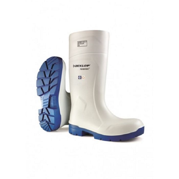 Dunlop FoodPro Omega/EH Boots Polyurethane Size White Color - 1 PR