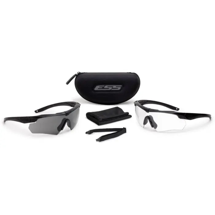ESS 740-0504 Crossbow 2X Safety Glasses Kit, Black, Universal Size, 1 Kit