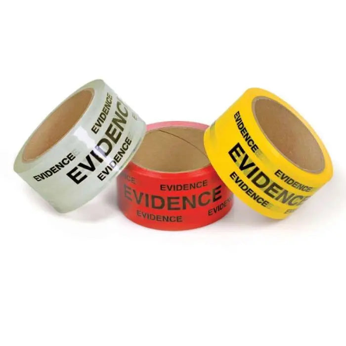 Lightning Powder Yellow Evidence Box Sealing Tape