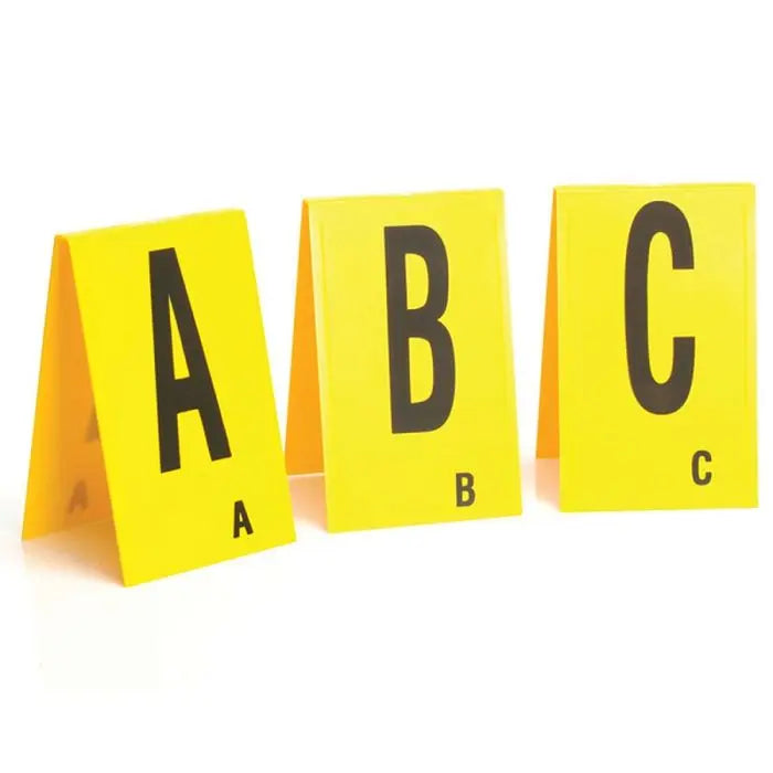 Lightning Powder Photo Evidence Markers, A-Z Letters