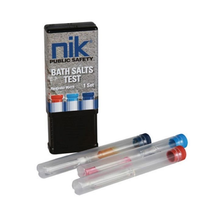 NIK 6419 Bath Salts Presumptive Drug Test Kit, Black, 1 Kit