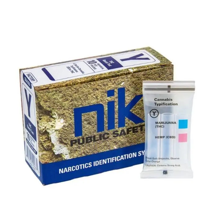 NIK 800-6095 Test Y - THC/CBD Quick Test, Box of 10