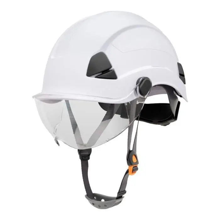 Honeywell Fibre Metal FSH11001 Vented Safety Helmet, White, One Size, Box of 20