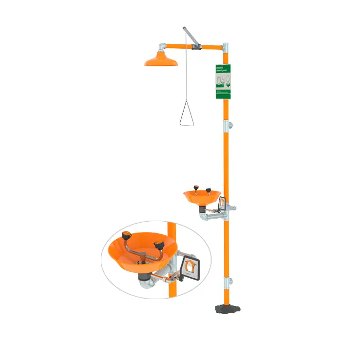 Guardian G1902P Safety Station with Eyewash, Plastic Bowl
