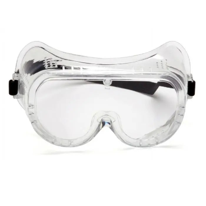 Pyramex G201 Perforated Goggle, Clear Frame, Clear Lens, One Size, Box of 12