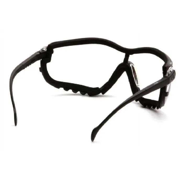 Pyramex V2G GB1810ST15 Clear +1.5 H2X Anti Fog Reader, Black Strap and Temples, One Size, Box of 6