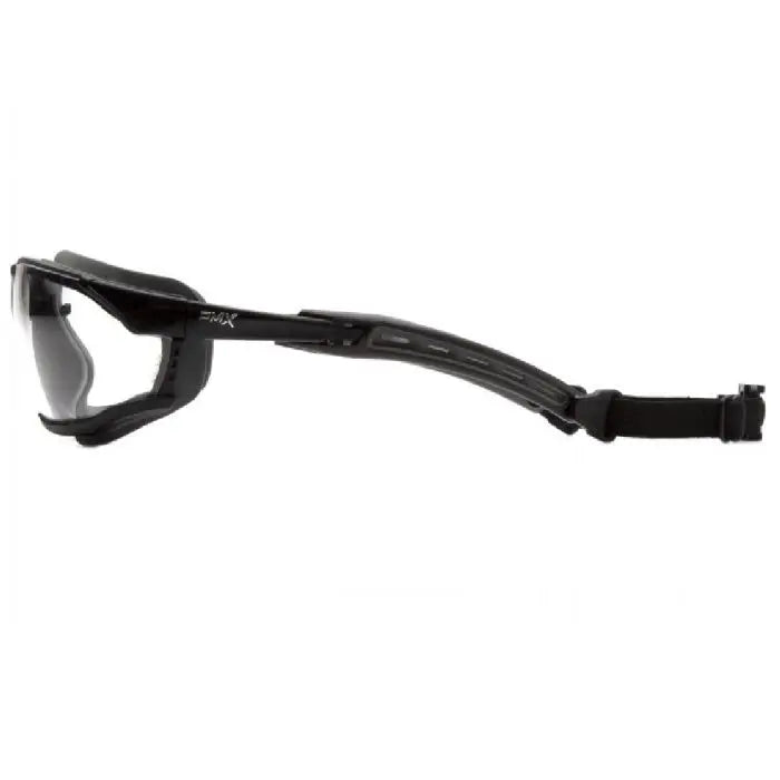Pyramex Isotope GB9410STM Safety Glasses, Black Frame, Clear H2Max Anti Fog Lens, One Size, Box of 12