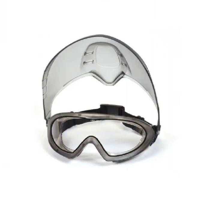 Pyramex Capstone Shield GG504DTSHIELD Safety Goggle with Shield, Clear H2X Dual Lens, One Size, 1 Each