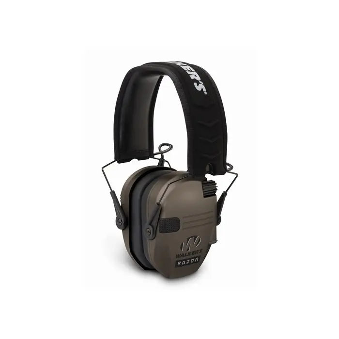 Walker's Hearing Razor Series Slim Shooter Folding Muff GWP-RSEM-FDE Flat Earth, Box of 4