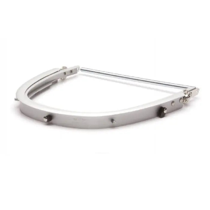 Pyramex HHAAD Deluxe Aluminum Cap Style Hard Hat Adapter, Aluminum Gray, One Size, 1 Each