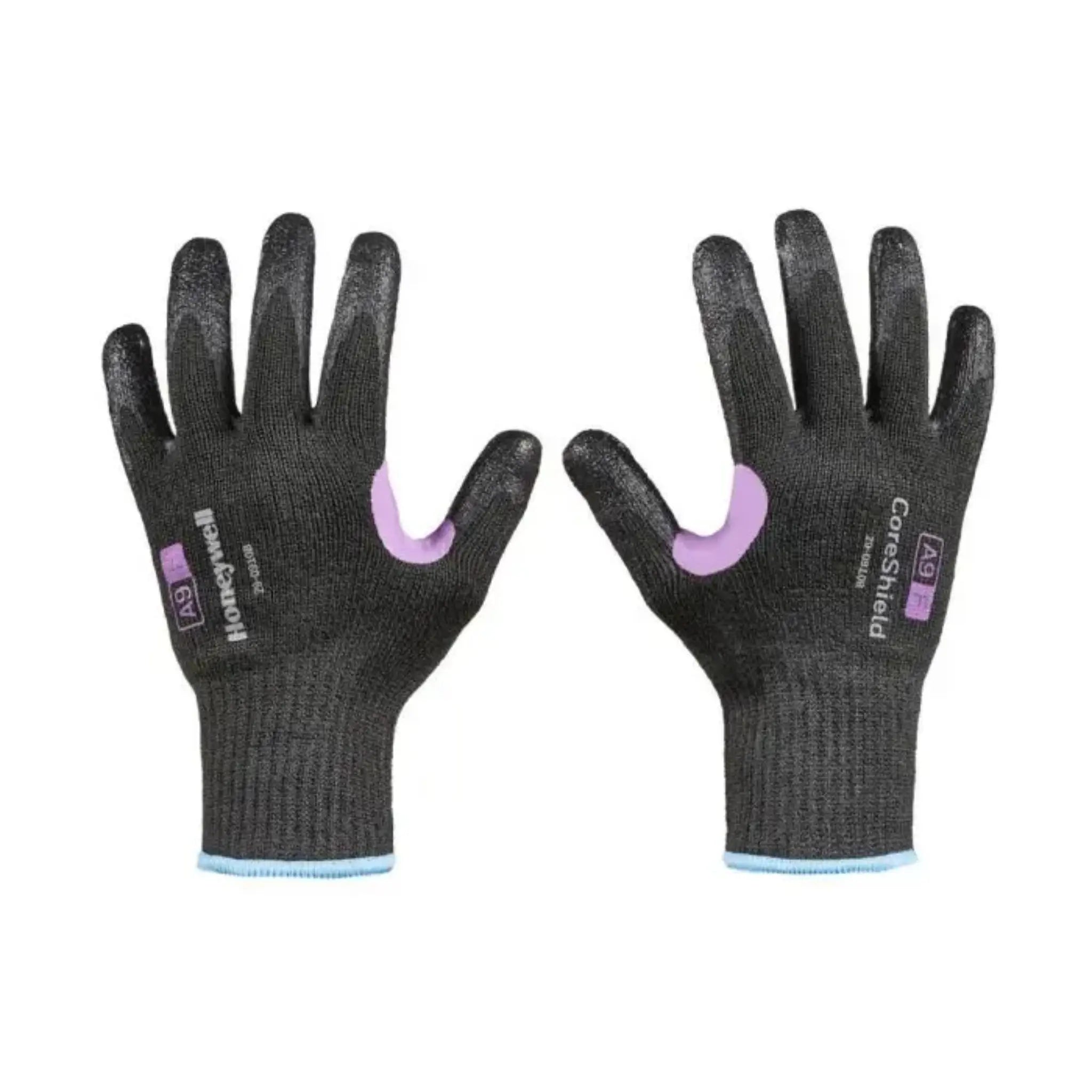 Honeywell 29-0910B CoreShield Smooth Nitrile Coating With HPPE/Kevlar/Alloy Black Liner, Black, 1 Pair