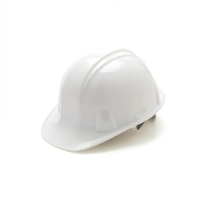 Pyramex SL Series HP14010 Cap Style Hard Hat, 4 Point Snap Lock Suspension, White, One Size, Box of 16
