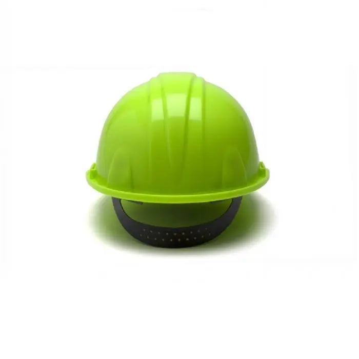 Pyramex SL Series HP14031 Cap Style Hard Hat, 4 Point Snap Lock Suspension, Hi Vis Lime, One Size, Box of 16