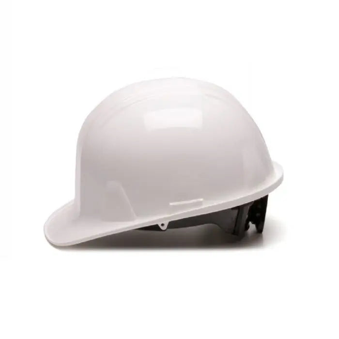 Pyramex SL Series HP14110 Cap Style Hard Hat, 4 Point Ratchet Suspension, White, One Size, Box of 16