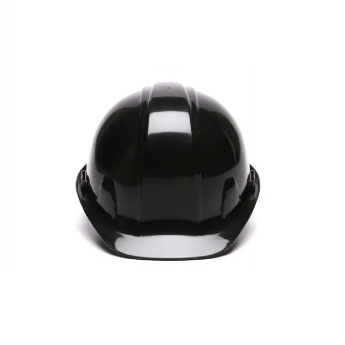 Pyramex SL Series HP14111 Cap Style Hard Hat, 4 Point Ratchet Suspension, Black, One Size, Box of 16