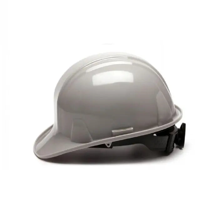 Pyramex SL Series HP14112 Cap Style Hard Hat, 4 Point Ratchet Suspension, Gray, One Size, Box of 16
