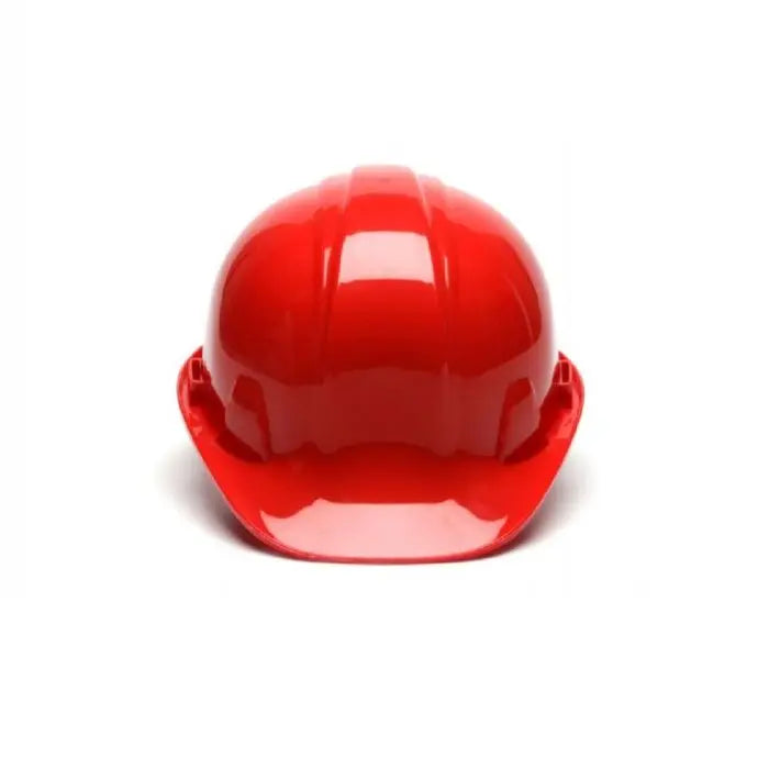 Pyramex SL Series HP14120 Cap Style Hard Hat, 4 Point Ratchet Suspension, Red, One Size, Box of 16
