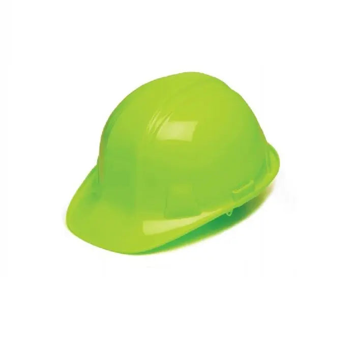 Pyramex SL Series HP14131 Cap Style Hard Hat, 4 Point Ratchet Suspension, Hi Vis Lime, One Size, Box of 16