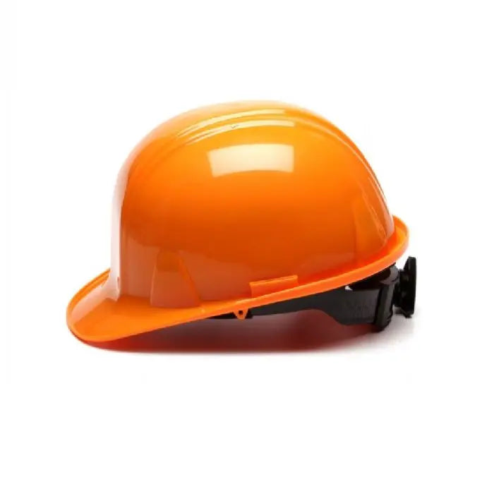 Pyramex SL Series HP14140 Cap Style Hard Hat, 4 Point Ratchet Suspension, Orange, One Size, Box of 16