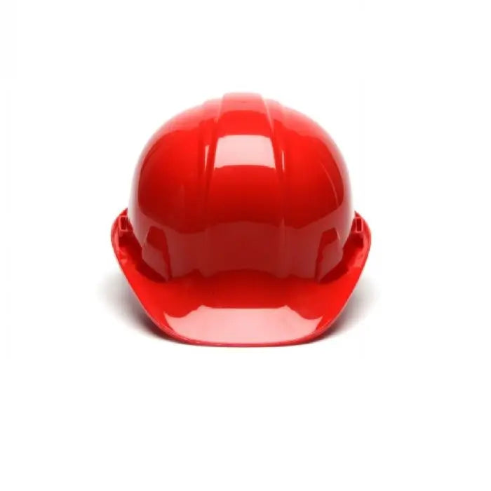 Pyramex SL Series HP16120 Cap Style Hard Hat, 6 Point Ratchet Suspension, Red, One Size, Box of 16