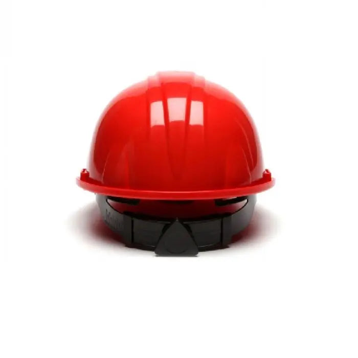 Pyramex SL Series HP16120 Cap Style Hard Hat, 6 Point Ratchet Suspension, Red, One Size, Box of 16