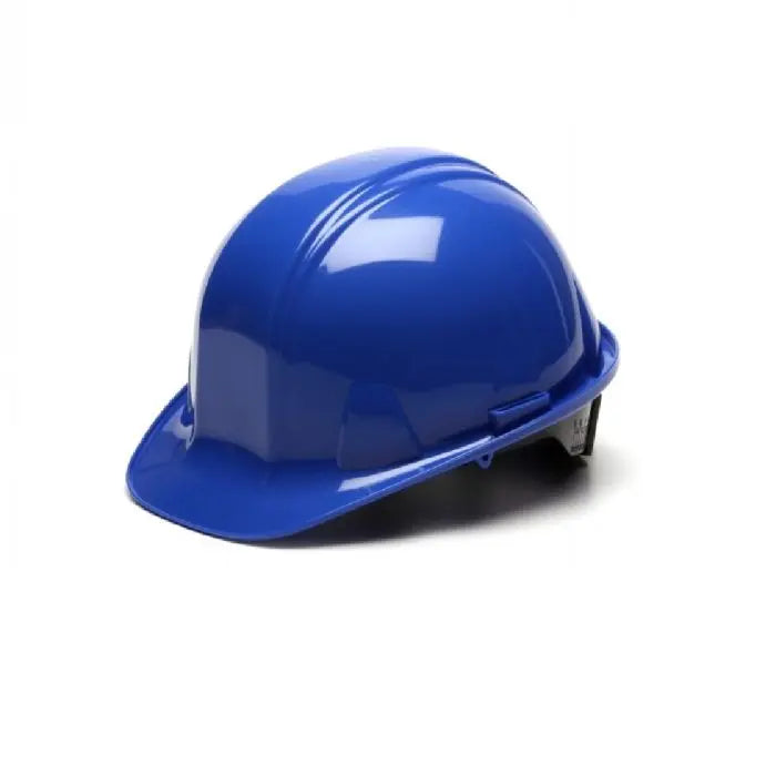 Pyramex SL Series HP16160 Cap Style Hard Hat, 6 Point Ratchet Suspension, Blue, One Size, Box of 16